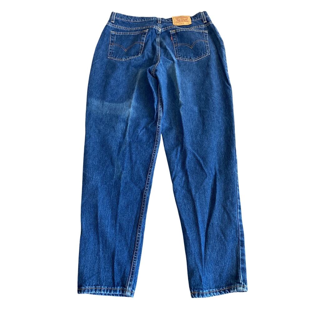 Levi Women 18W Vintage 550 Relaxed Fit Tapered Leg Denim Jeans USA 100% Cotton